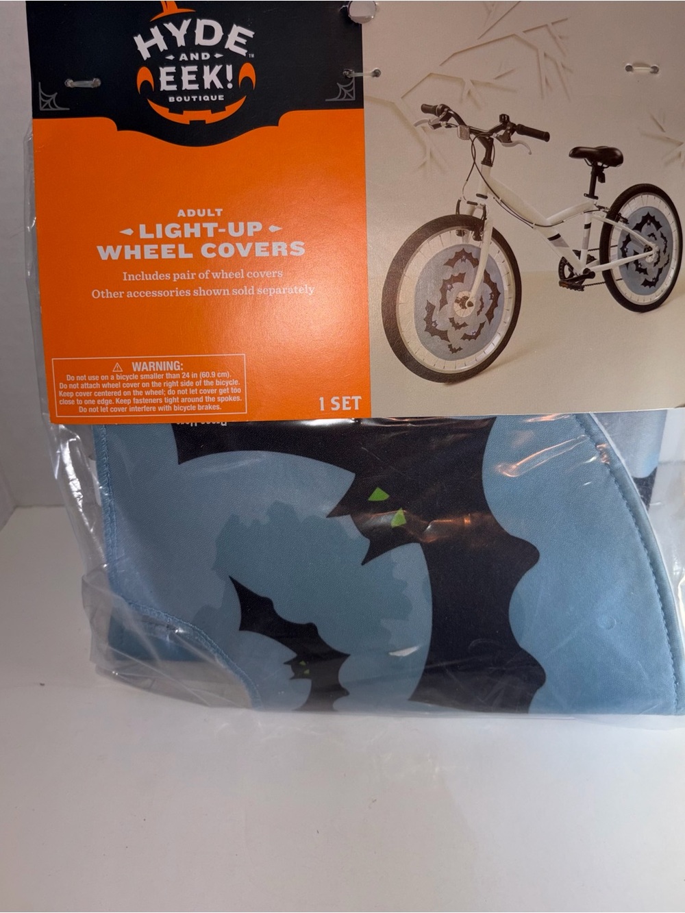 HYDE and EEK! Halloween Bat Light Up Wheel Covers